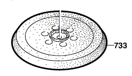 Plateau de ponçage tendre ponceuse excentrique PEX 15 AE BOSCH